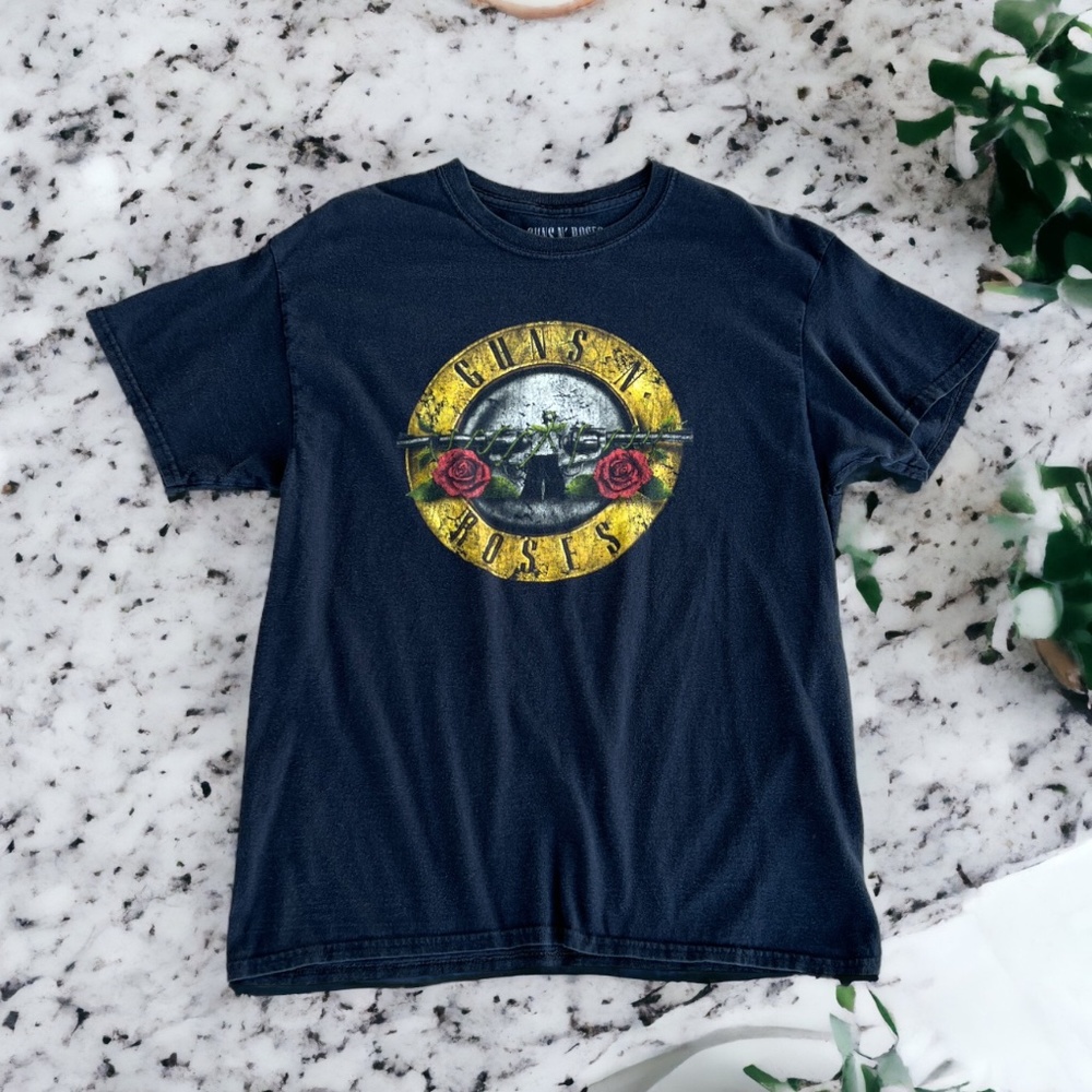 Guns N' Roses Black Short Sleeve T-Shirt Size Medium - Picture 1 of 8